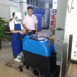 南寧食品廠加工車間用盈樂洗地機效果佳